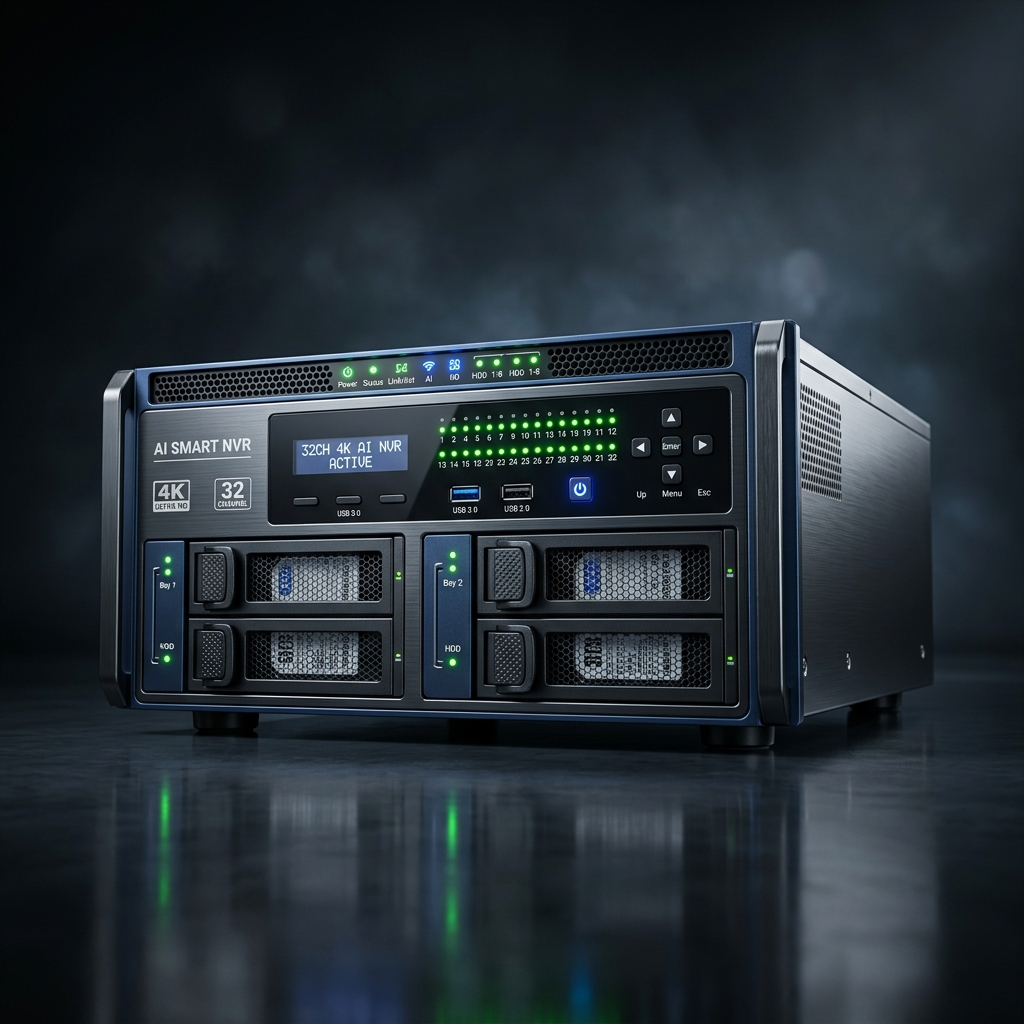 32-Channel 4K AI Smart NVR Server Storage