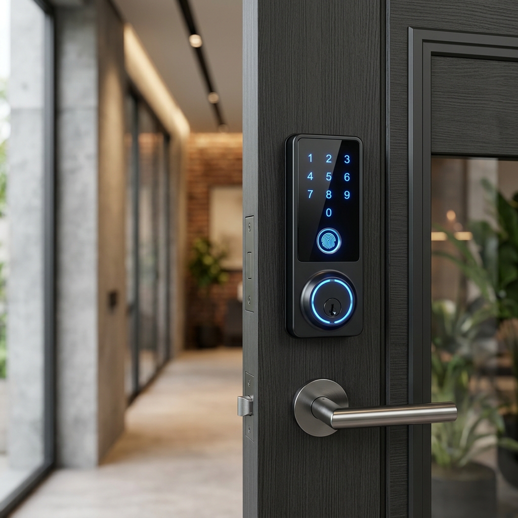 Luxury Smart Touchscreen Biometric Door Lock