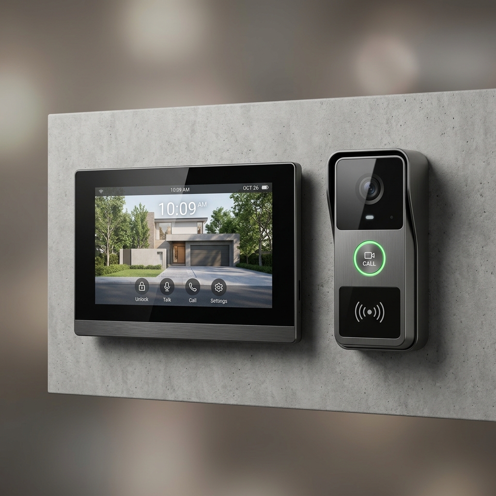 Smart HD Touchscreen Video Intercom & Doorbell